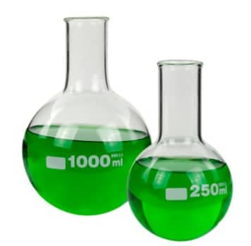 Ballon à Fond Rond Standard (Monocol) en Verre Borosilicaté