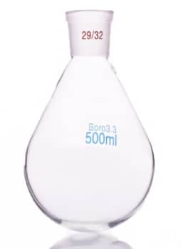 Ballon à Fond Rond / Poire en Verre Borosilicaté (Rodage 29/32)
