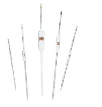 Pipettes de Laboratoire en Verre (Graduées et Volumétriques)